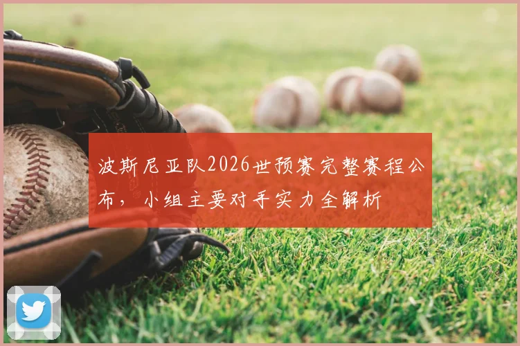 波斯尼亚队2026世预赛完整赛程公布，小组主要对手实力全解析